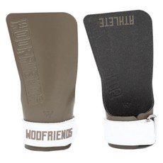 와드프렌즈 여성용 애슬릿그립PRO 크로스핏그립 헬스장갑 양손세트, 다크베이지, 1개