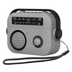 비비파이 레트로 레디오 실리콘 에어팟 케이스 에어팟3세대, 그레이, 1개