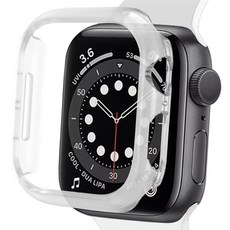 심플리로어 PC 프레임 스마트워치 케이스, 1개, 클리어