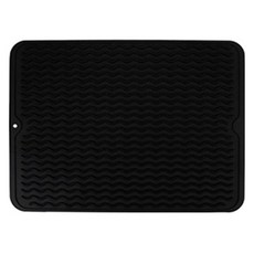 돌돌 말아 보관하는 실리콘 컵건조대, 블랙, 1개