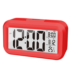 비투윈 귀여운 심플한 탁상용시계, 레드