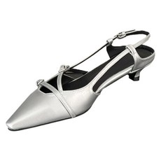 피체 여성용 크로스 벨티드 슬링백 구두 3cm Fi3214