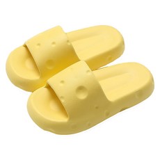 알럽홈 치즈 거실화, 옐로우, 1개