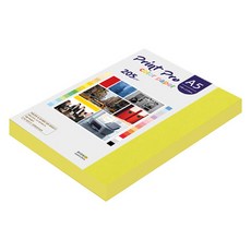 paperculture Print Pro 厚磅彩色影印紙 No.08 亮黃色 205g, A5, 100個