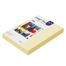 paperculture Print Pro 厚磅彩色影印紙 No.01 檸檬 205g 100張, A3, 1個
