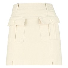 럭스골프 여성용 아웃포켓 코듀로이 큐롯 스커트 YD4W114W