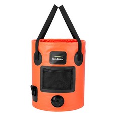 언헤브 설거지 접이식 캠핑 방수 가방, 07 오렌지