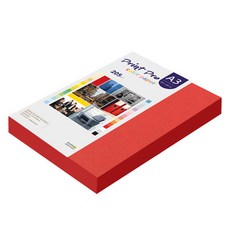 paperculture Print Pro 厚磅彩色影印紙 No.29 紅色 205g 100張, A3, 1個