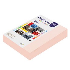 paperculture Print Pro 厚磅彩色影印紙 No.22 淺粉色 205g 200張, A4, 1個
