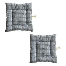 清新格紋系列餐桌杯墊, 類型6, 2個