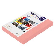 paperculture Print Pro 厚磅彩色影印紙 No.25 鮭魚色 205g, A5, 100個