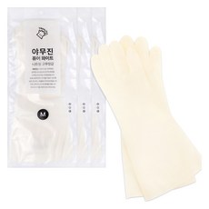 YAMUJIN Pure 丁腈橡膠手套 雙手組, 3套, 中(M), 白色