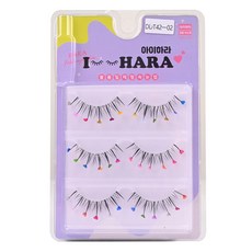 아이하라 쁘띠업 속눈썹 2p 3쌍 DDT42-02, 블랙, 1개