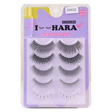 IHara Petit Up 假睫毛 5款 2p 組 HH02, 黑色, 1個