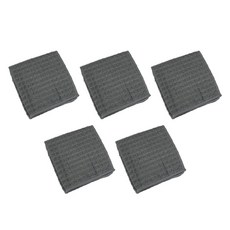 PEONIST 鬆餅格廚房抹布, 5個, 深灰色