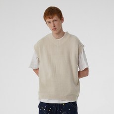 Knitted 蓬鬆刷毛素色背心