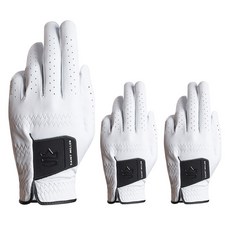 세인트밀러 남성용 양피 프리미엄 투어 프로 골프장갑 왼손용, 3개