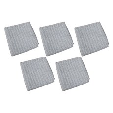 PEONIST 鬆餅格廚房抹布, 5個, 淺灰色