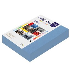 종이문화 프린트 프로 두꺼운 칼라복사지 205g No.17 딥블루, 200개, A4