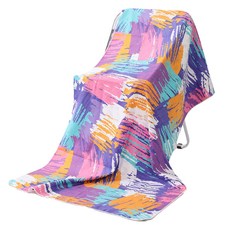 Allode 便攜式圖案柔軟瑜珈巾, 1個, 03 素描