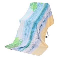 Allode 便攜式圖案柔軟瑜珈巾, 1個, 25 海灘