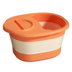 PEONIST 支架浴室折疊足浴盆, 橘色, 1個