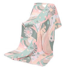 Allode 便攜式圖案柔軟瑜珈巾, 1個, 17 夢幻葉