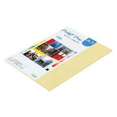 종이문화 프린트프로 얇은 칼라복사지 No 05 옐로우 120g, 20개