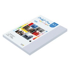 종이문화 프린트프로 얇은 칼라복사지 No 19 미스티블루 120g, 80개, A5