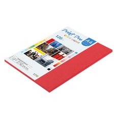 종이문화 프린트프로 얇은 칼라복사지 No 29 레드 120g, 40개, A4