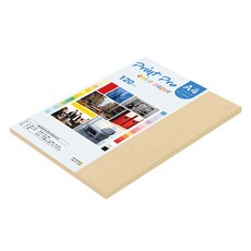 종이문화 프린트프로 얇은 칼라복사지 No 03 베이지 120g, A4, 40개