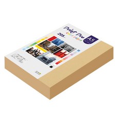 paperculture Print Pro 厚磅彩色影印紙 No 04 米黃色 205g, A5, 200個