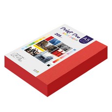 paperculture Print Pro 厚磅彩色列印紙 No 29 紅色 205g, 200個