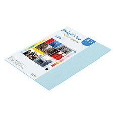 종이문화 프린트 프로 칼라복사지 No 16 스카이블루 120g, A3, 20개