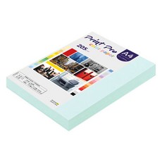 종이문화 프린트 프로 두꺼운 칼라 복사지 No 15 아쿠아블루 205g, 100개