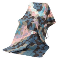 Allode 便攜式圖案柔軟瑜珈巾, 1個, 19 藝術圖形