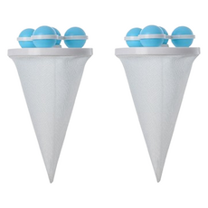 Kingsroad 萬用防纏繞防皺洗衣球, 2個, 4C 藍色