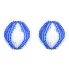 킹스로드 통돌이 드럼 세탁볼, 06 블루화이트 4cm, 2개