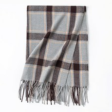 소니오 체크 겨울 따뜻한 목도리 머플러