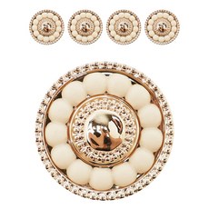 동대문단추왕 파트너C 단추 23mm, 아이보리 G, 5개