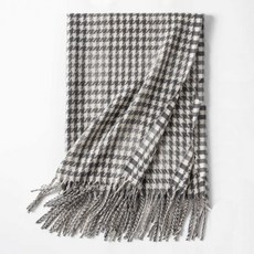 소니오 격자무늬 겨울 따뜻한 목도리 머플러