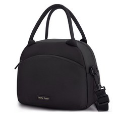 골드팡 다기능 원숄더 휴대용 보온보냉 가방, Black