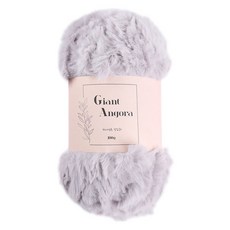 청송뜨개실 자이언트 앙고라 뜨개실 100g, 17 연그레이, 1개