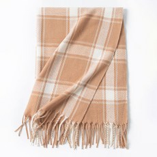 소니오 체크 겨울 따뜻한 목도리 머플러