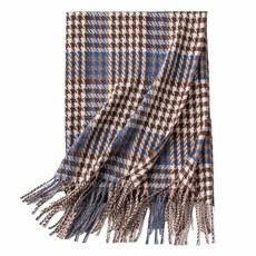 소니오 격자무늬 겨울 따뜻한 목도리 머플러