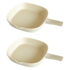 MEISTER HAND Nicott Ma Maison Tools 直火烘烤盤 L 米色, 27cm, 2個