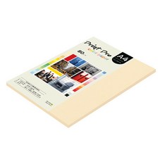 종이문화 프린트 프로 얇은 칼라복사지 No 2 아이보리 80g, A4, 62개 A4, 62개