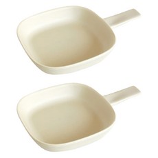 MEISTER HAND Maison Tools 直火烤盤 S 米色, 2個, 22cm