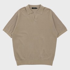 W.standard 男女通用開襟短袖針織套頭衫 W4A64S