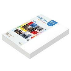 종이문화 프린트프로 얇은 칼라복사지 120g No.30 스노우화이트, B4, 220개